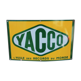 Plaque émaillée Yacco
