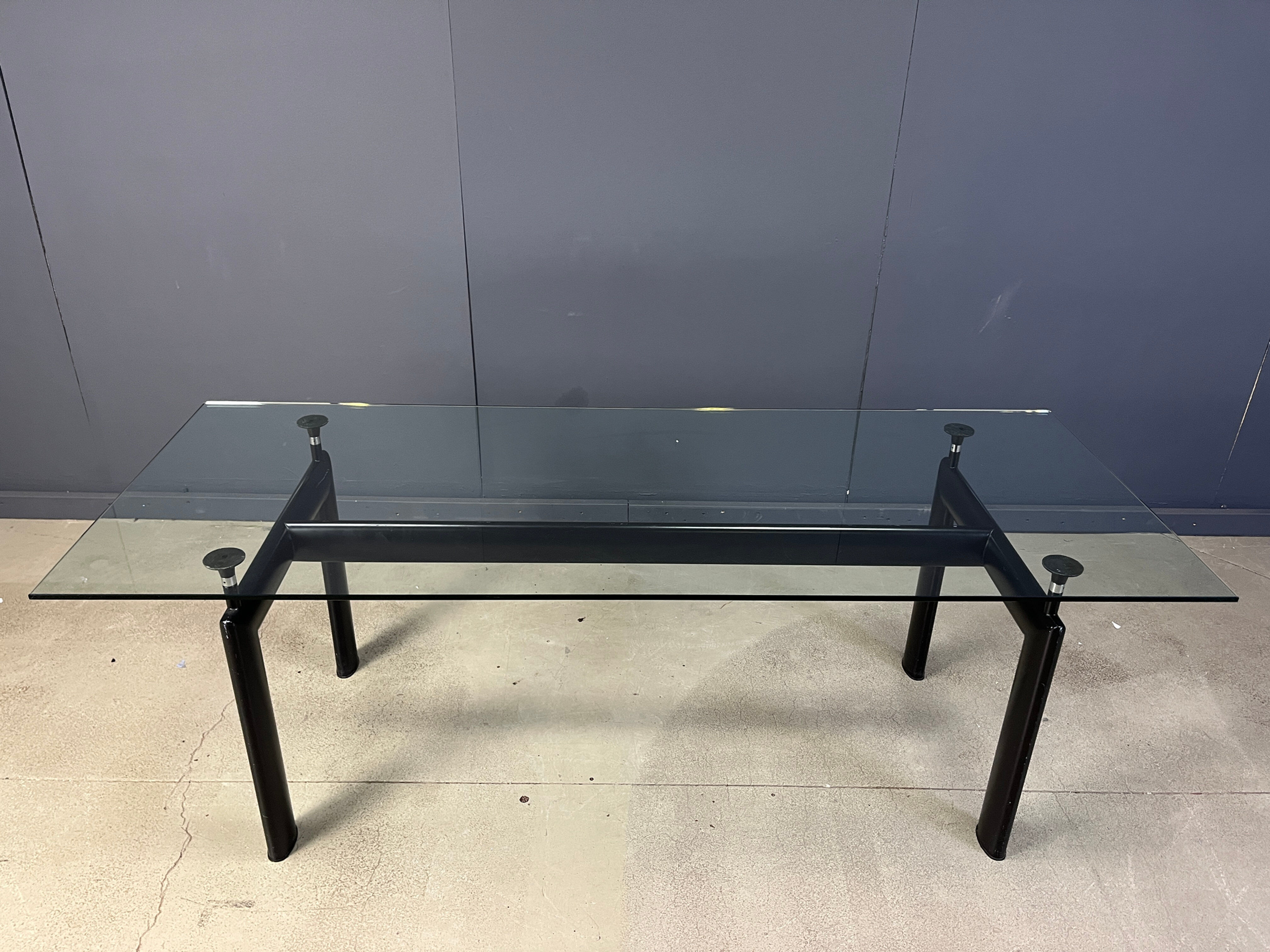 LC6 dining table by Le Corbusier for Cassina, 1990s