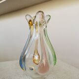 Vintage Art Glass Vase: Hanna Machanovska Mstisov Glassworks, Czechoslovaki