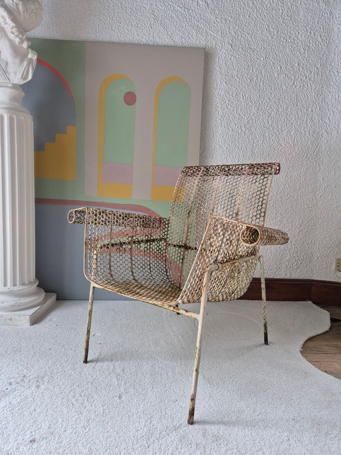 Pair of René Malaval armchairs