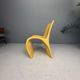 Sculptural Molded Fiberglass Chair, Europe, 1970s
