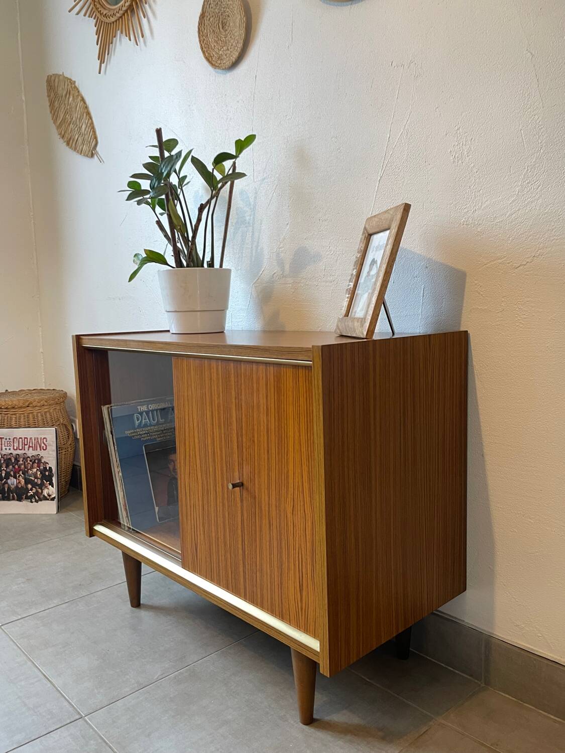 Petite vitrine / meuble tv vintage des années 60