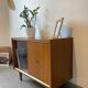 Small vintage 1960s display cabinet/TV unit