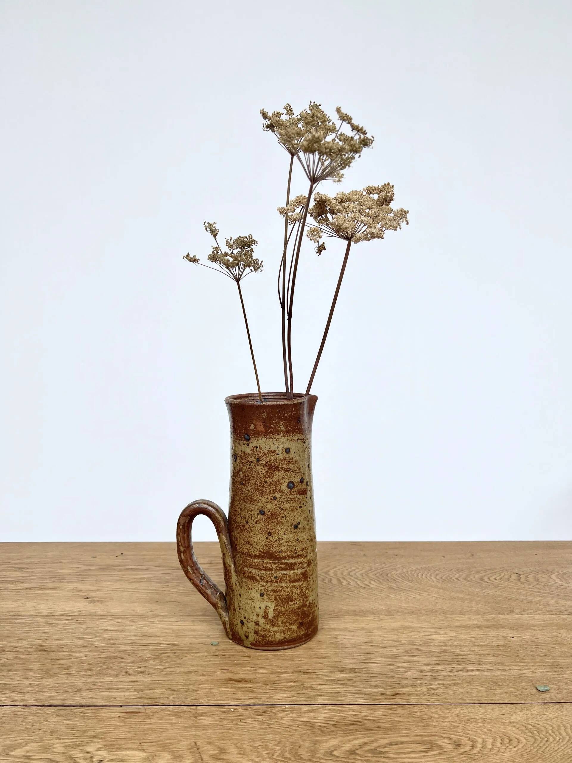 Pichet en grès années 50