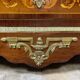 Writing desk in Napoleon III Marquetry white marble top