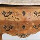 Small Louis XV Style Curved Commode in Marquetry