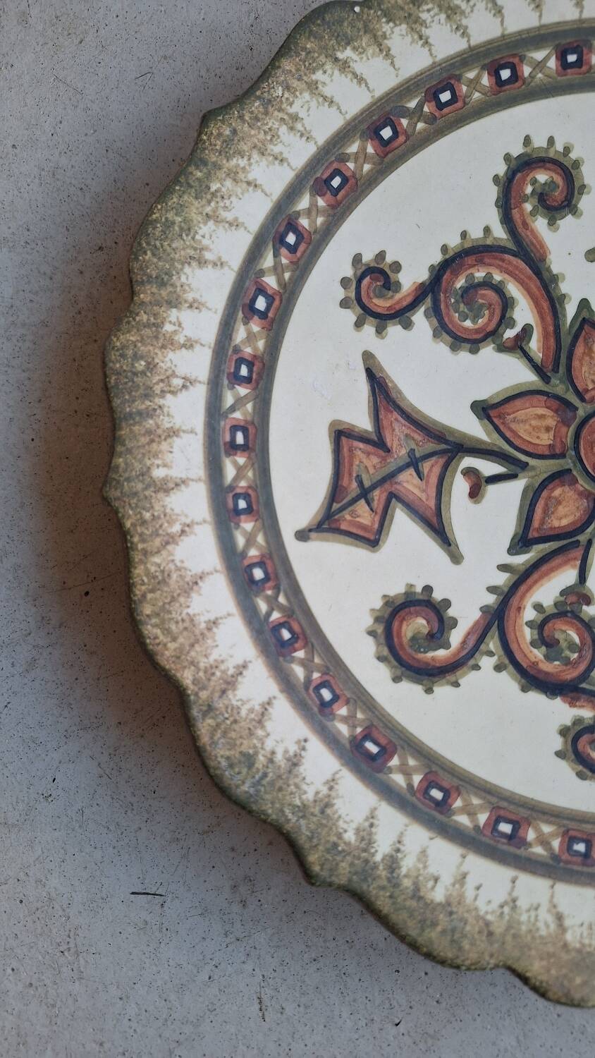 Decorative plate Paul Fouillen Quimper