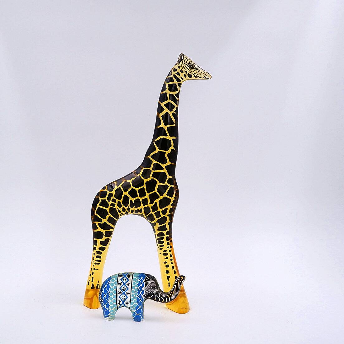 Lucite elephant by Abraham Palatnik, Brazil mid-20th century