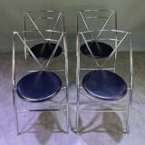 Suite de quatre chaises pliantes Yakamado