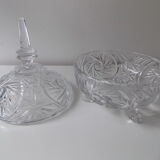 Candy box with crystal lid