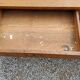 Table de ferme en chêne 6 pieds 2 tiroirs 200cm