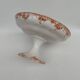 Earthenware bowl on pedestal by Boch Frères, iron earth, circa 1900.