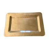 Vintage brass rectangular tray