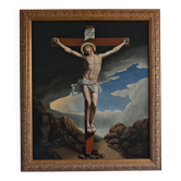 Christ on the Cross, oil on canvas, 19th century