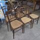 6 chaises en bois courbé d'après Thonet