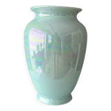 Iridescent blue hues vase
