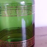 Pot apothicaire vintage vert/doré