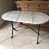 Marble bistro table