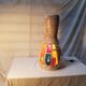 Vintage vase lamp in Accolay ceramic signed Armel - 60s/70s