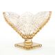 Art Deco napkin holder, pressed glass, Poland, 1950s