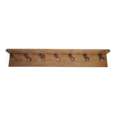 Wall-mounted coat rack, alpine design