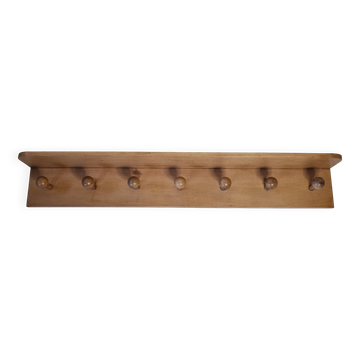 Wall-mounted coat rack, alpine design