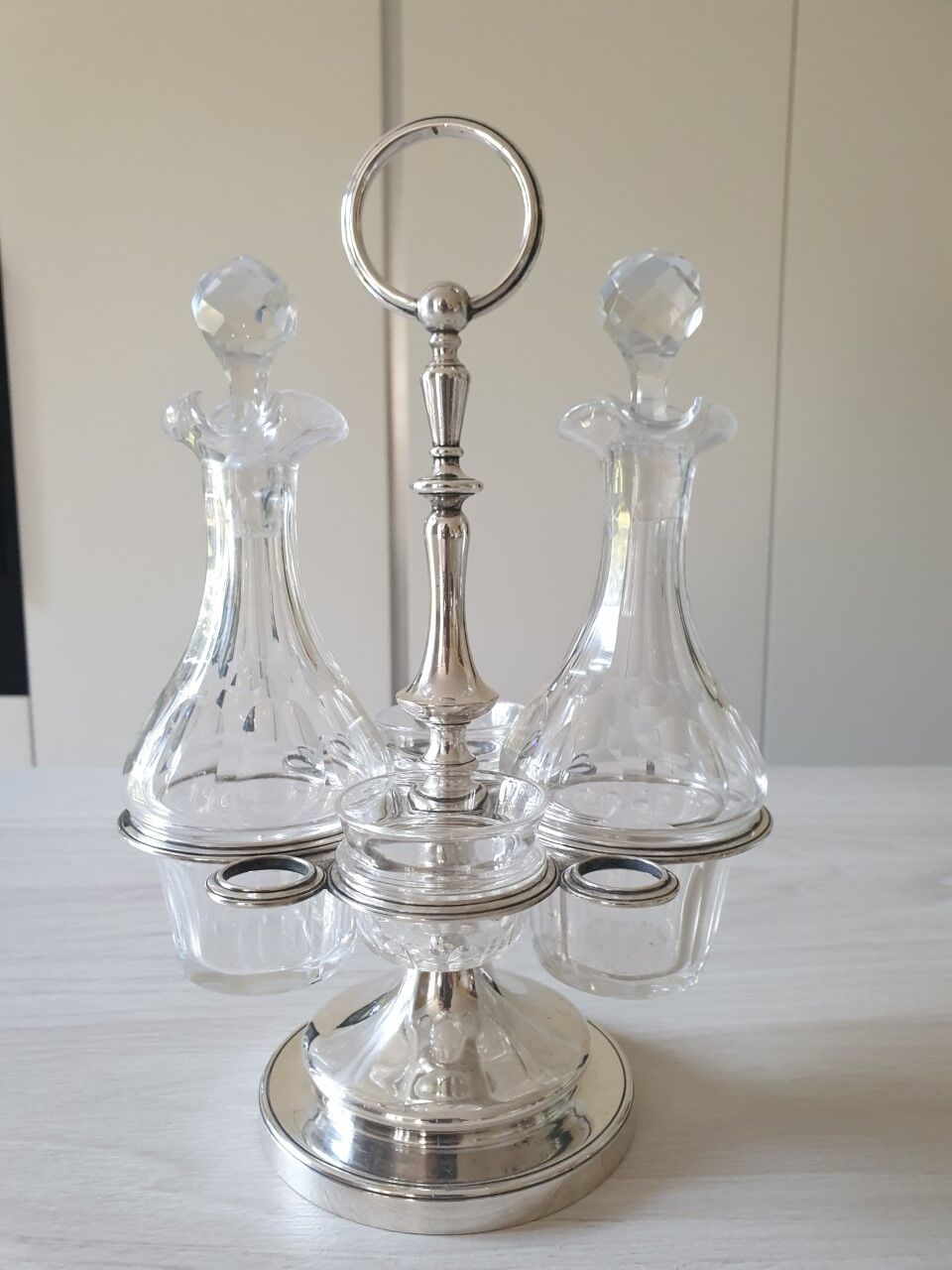 Table servant oil vinegar christofle