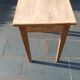 Desk or table in raw wood