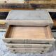 Art Deco commode in sandblasted oak