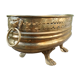Large brass lion planter Art Nouveau