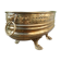 Large brass lion planter Art Nouveau