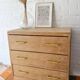Oak chest of drawers
