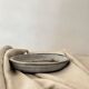 Oval bowl in glazed ceramic stoneware with sanded loir, C&T Robert 1970