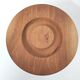 Fruit cup in vintage wooden diabolo shape