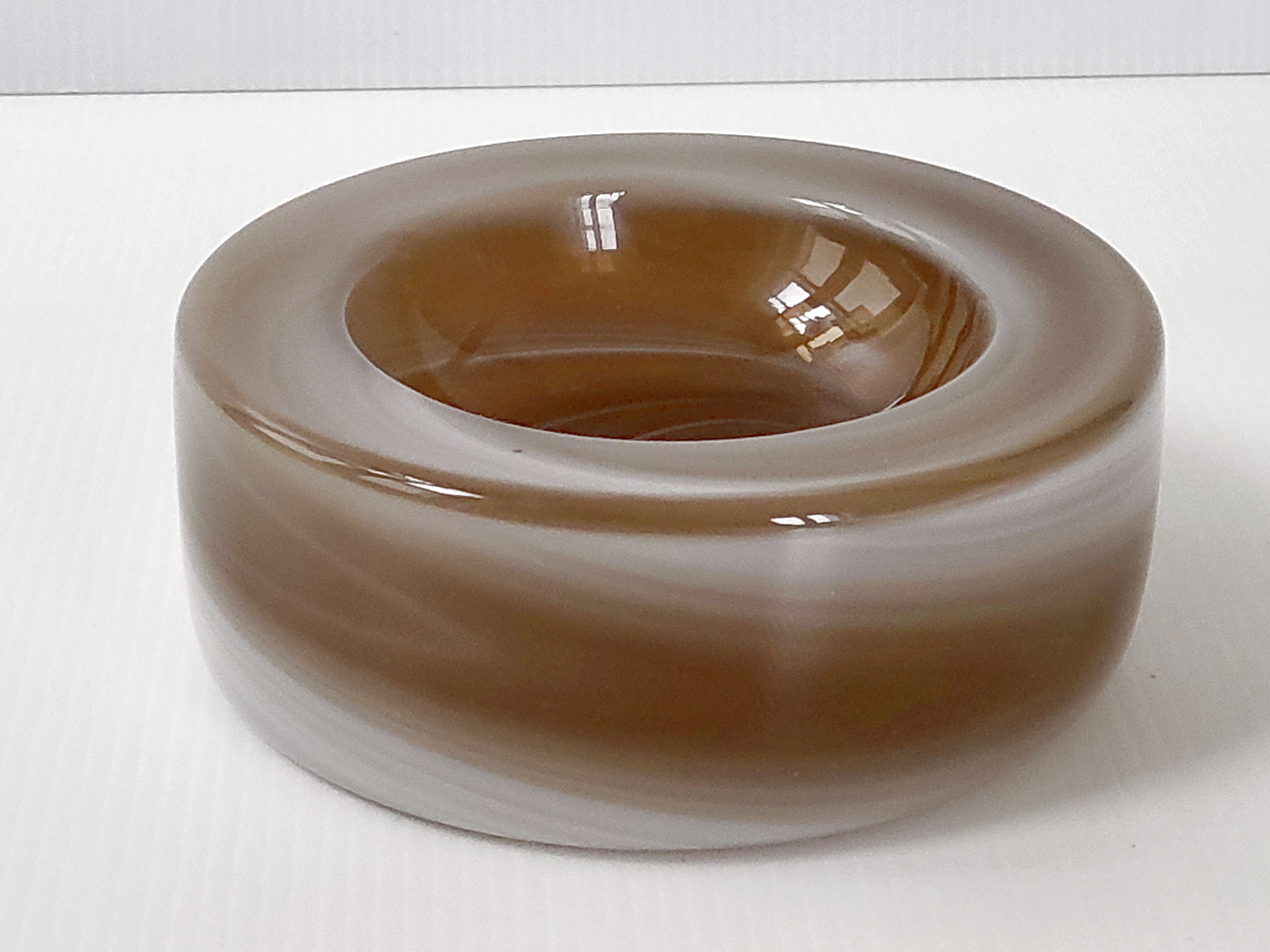 Vintage ashtray in glass paste Moorish Old 1960
