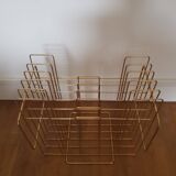 Art deco magazine rack/vinyl rack