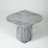 Grey marble coffee table, 1970s