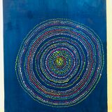 Contemporary blue painting