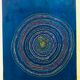 Tableau bleu contemporain