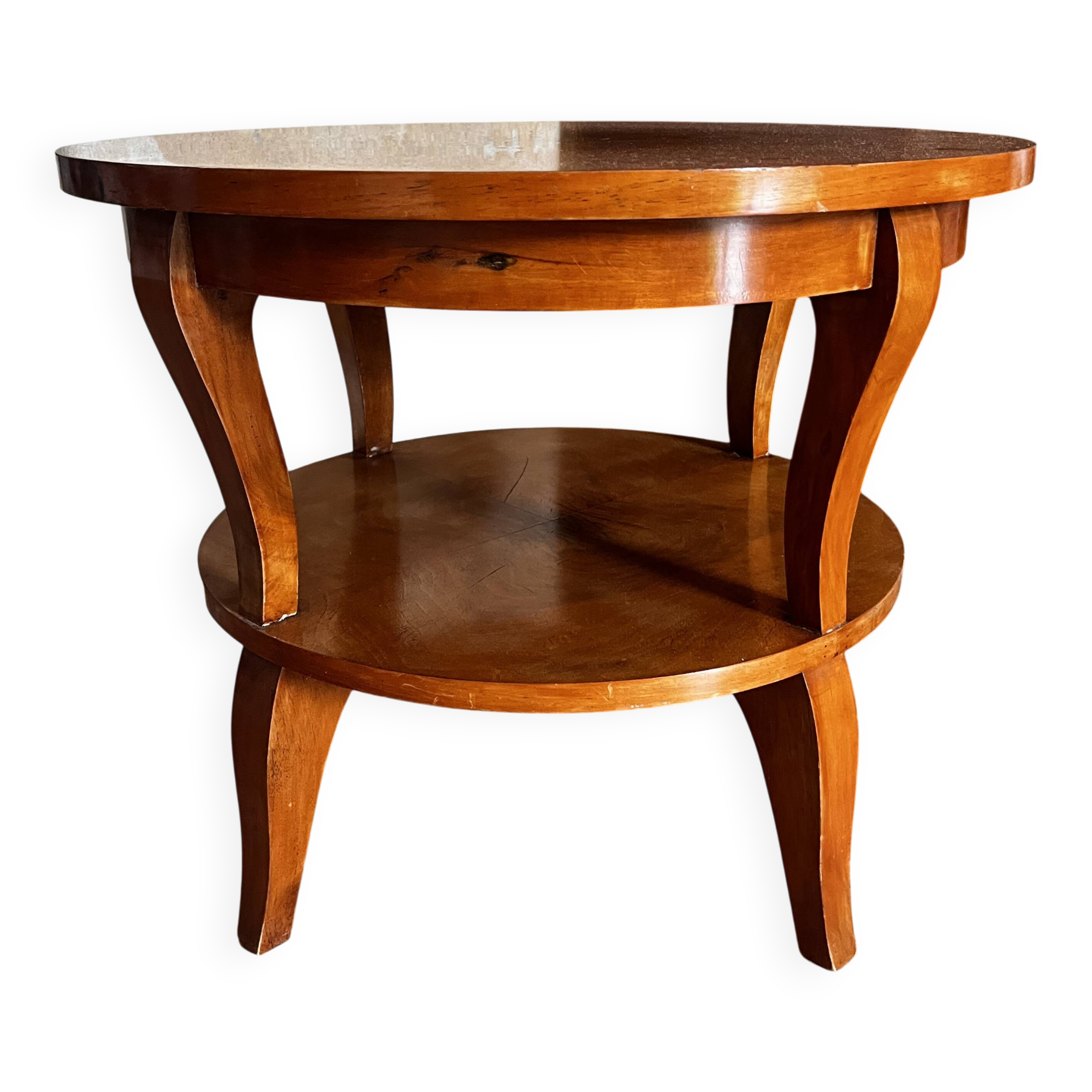 Pedestal table, coffee table from the 60s