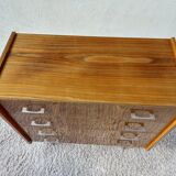 70's chest of drawers spindle legs