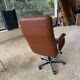 Ensemble 3 fauteuils de bureau vintage