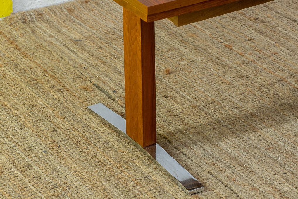 Vintage teak coffee table 118 cm