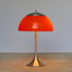 Lampe champignon orange vintage Unilux 1970