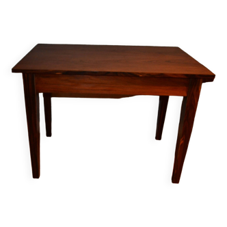 Table de travail en bois foncé