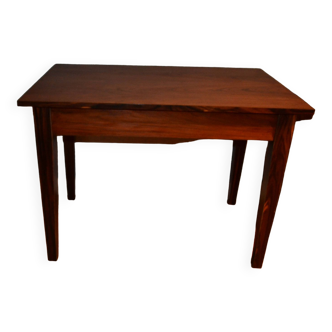 Dark wood work table