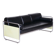 Bauhaus Sofa in Chrome and Leather by Vichr a Spol, 1930s