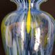 Large Murano glass vase, handmade, 38 cm high
