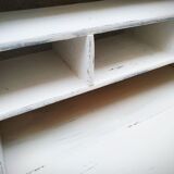 Patinated desk in fir