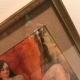 Aquarelle , nu de Madeleine Charles